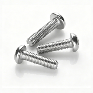 Bullone a Testa Tonda in Acciaio Inox CLASSE 4 Zincato M7 <span class=keywords><strong>M8</strong></span> M9 M14 M15 <span class=keywords><strong>Dimensioni</strong></span> Standard Bullone per Ruote con Dado - Product Image 3