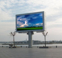 Guide Visuel Pilier Extérieur Double Face P4 P5 P6 P8 Écran d'affichage LED publicitaire en couleur