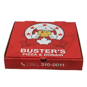 Caja de pizza personalizada de anís, venta al por mayor, corrugada impresa