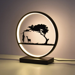 Laser cut deerlet mô hình quà tặng đám cưới cho khách hàng LED bảng đèn giáng sinh cây bàn đèn tiết kiệm năng lượng đèn Amazon - Product Image 5