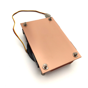 Coolserver 1U hoạt động máy tính để bàn <span class=keywords><strong>CPU</strong></span> tản nhiệt Nhiệt độ quạt điều khiển đa nền tảng tinh khiết Đồng AM4 làm mát không khí - Product Image 3