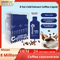 Concentré de café expresso à extraction à froid, concentré de café liquide santé, arôme doux