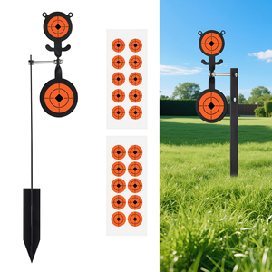 DualSide Rotating 3mm Steel Marker Stake with Ground Insert for Outdoor Position Marking and Practice Durable Alloy Spinner - Product Image 6