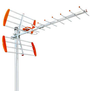 <span class=keywords><strong>Antena</strong></span> de TV aérea al aire libre, dispositivo DVBT T2 potente de alta ganancia de África, Vhf, DTV, Yagi - Product Image 1