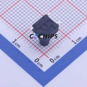 K2-1839SQ-M4SW-02 Tactile Switch SMD-4P,6.2x6.2mm Switch 2.5N Vertical Mount 6.2mm 6.2mm - Product Image 2