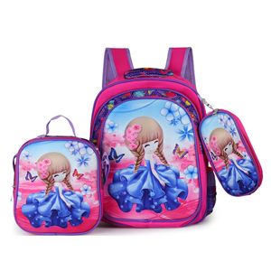 Sac à dos pour <span class=keywords><strong>enfants</strong></span> en trois parties, 16 pouces, en nylon, dessin animé, peut être attaché à un <span class=keywords><strong>chariot</strong></span> pour les élèves du primaire, pour garçon et fille - Product Image 3