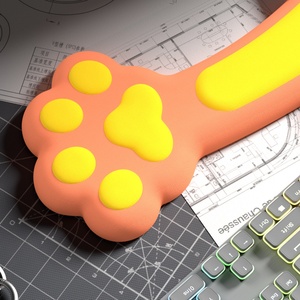 BSCI tim tin lok Cat Claw thiết kế cổ tay phần còn lại chuột Pad Non-Slip cơ sở Bộ nhớ bọt Silicone Pain Relief Chuột chơi game pad cho văn phòng - Product Image 5