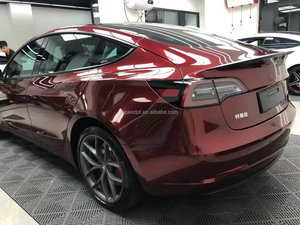 <span class=keywords><strong>Vinilo</strong></span> Popular para Envoltura de Carrocería de Automóvil, Color Rojo Sangre de Dragón, Efecto Metal Líquido, con Revestimiento PET - Product Image 2