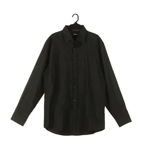 Stockpapa branded overrun Chemise noire pour homme disponible dans les meilleurs prix Stocks de vêtements formels et décontractés en gros