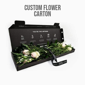 ODM Design Sustainable <b>Mailing</b> Solutions Custom Flower Shipping <b>Box</b> 100% Recyclable Corrugated Gift Packaging - Product Image 2