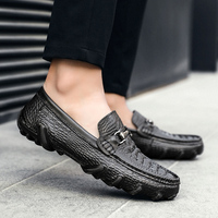 Mocassins pour hommes en cuir de vachette véritable Octopus, antidérapants, souples, pour l'été, taille 38-47