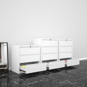 Kim Loại Nội Thất Văn Phòng Nhà Máy Nhà Cung Cấp Thép Bên Hồ Sơ Lưu Trữ Tủ Với 2 3 4 <span class=keywords><strong>5</strong></span> Ngăn Kéo Bên Tủ Hồ Sơ - Product Image 2