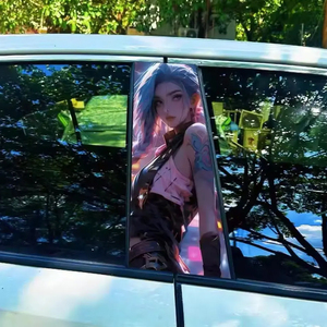 Personnalisé 2pcs Animal Eye Design B-Pillar Autocollants De Voiture Étanche Auto Tatouage Logo Décor Couverture Fenêtre DIY <span class=keywords><strong>Scratch</strong></span> Pilier De Porte - Product Image 6