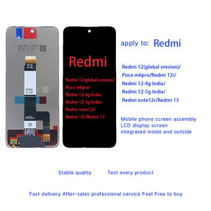 Pantalla de Teléfono al por Mayor para Redmi 12 Versión Global/Poco M6 Pro/Redmi 12 4G/5G India/Redmi 13, Ensamblaje de Pantalla LCD - Product Image 5