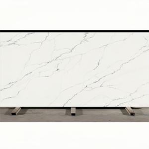 Dalle de Quartz en pierre artificielle polie de haute qualité Conception contemporaine Comptoir de vanité de cuisine Tops de Table Vanity Tops - Product Image 1