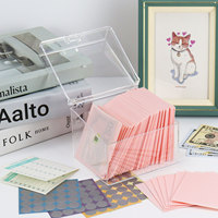 Planner Budget Clear Pocket Folders Holder Envelop Punch Case With Square Money Pouch 52 Cash Envelope Organizer Acrylic