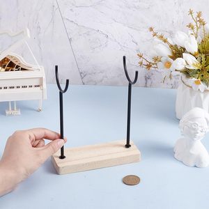 Exhibidor de Joyería Pequeño, Rectangular, de Metal Negro, Estilo Moderno y Simple, con Función de Organización para Sala de Estar - Product Image 2