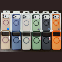 Coque de téléphone magnétique anti-chute pour iPhone 17 Air 16 15 14 13 12 11 Pro Max, coques de téléphone anti-traces de doigts