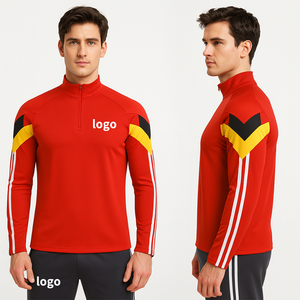 เสื้อเชิ้ตแขนยาวซิปหน้าสำหรับผู้ชาย LIOONG แบบสปอร์ต พร้อมโลโก้ปัก ผ้าโพลีเอสเตอร์แห้งเร็ว สวมใส่สบายๆ สำหรับฤดูใบไม้ร่วง แขนยาวเต็มตัว - Product Image 5