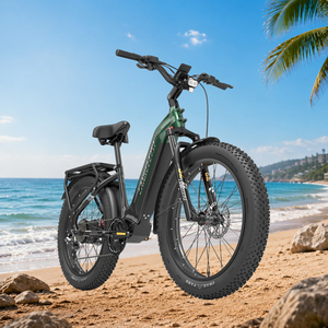2025 Gray Electric City Bike 1000W 48V 20Ah Battery Adult Commuter Ebike Fat Tire <b>Bicycle</b> Alloy <b>Frame</b> CE CERTIFIED 25KM/H - Product Image 1
