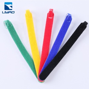 In Stock Back to Baack Cable Ties <strong>Hook</strong> <strong>and</strong> <strong>Loop</strong> Management Cord Ties <strong>Reusable</strong> for Electronics 100pices/packs - Product Image 2
