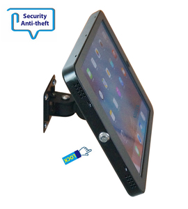 <span class=keywords><strong>Dsupport</strong></span> Schwarz & Silber Wandhalterung Metallgehäuse für iPad Pro 12.9 mit 360-Grad-Rotation und Vollbeweglichem Tablet-Ständer - Product Image 4
