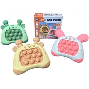 Jeu de puzzle électronique éducatif Popit en gros, jeu de bulles lumineuses, jeu de puzzle rapide à presser, jouet anti-stress - Product Image 1