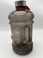 Bouteille d'eau de sport en plastique de grande capacité 2,2 L, gourde de fitness avec poignée