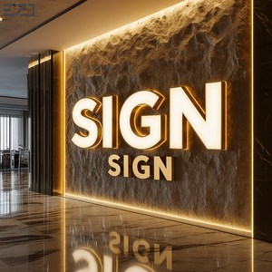 2024 nouvelles lettres de canal d'enseigne au néon 3D LED à la mode avec éclairage de Tunnel de miroir conception de signalisation <span class=keywords><strong>infinie</strong></span> gratuite EZD personnalisée - Product Image 2