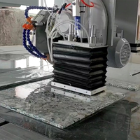 Machine de découpe de pierre à pont à 5 axes 3220DS, équipée de ventouse et de caméra