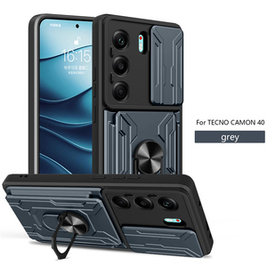 Étui magnétique Lichicase tout-en-un en TPU hybride renforcé aux coins pour Tecno Camon <span class=keywords><strong>50</strong></span> Spark <span class=keywords><strong>50</strong></span> – Housse de protection robuste - Product Image 5