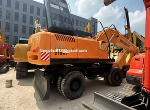 Excavatrice sur pneus Hyundai210W-7 d'occasion, fabriquée en Corée, équipement de construction d'occasion Hyundai210W-7 - Product Image 3