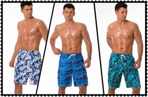 Shorts de bain décontractés pour hommes en polyester écologique avec cordon de serrage à la taille, longueur au-dessus du genou, pour le surf et la plage, vente en gros - Product Image 4