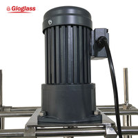 10l 20l 30l 50l 100l 150l 200l, laboratoire chimique de Filtration, Double couche, cristallisation, cuve de réacteur en verre à paroi