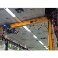 Grue portique d'atelier de grande capacité, conception de grue portique à demi-porte 3t