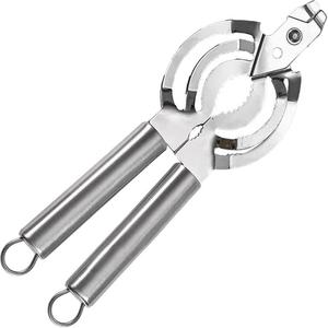 Abrelatas de acero inoxidable multifuncional, utensilio de cocina resistente para una apertura fácil - Product Image 4