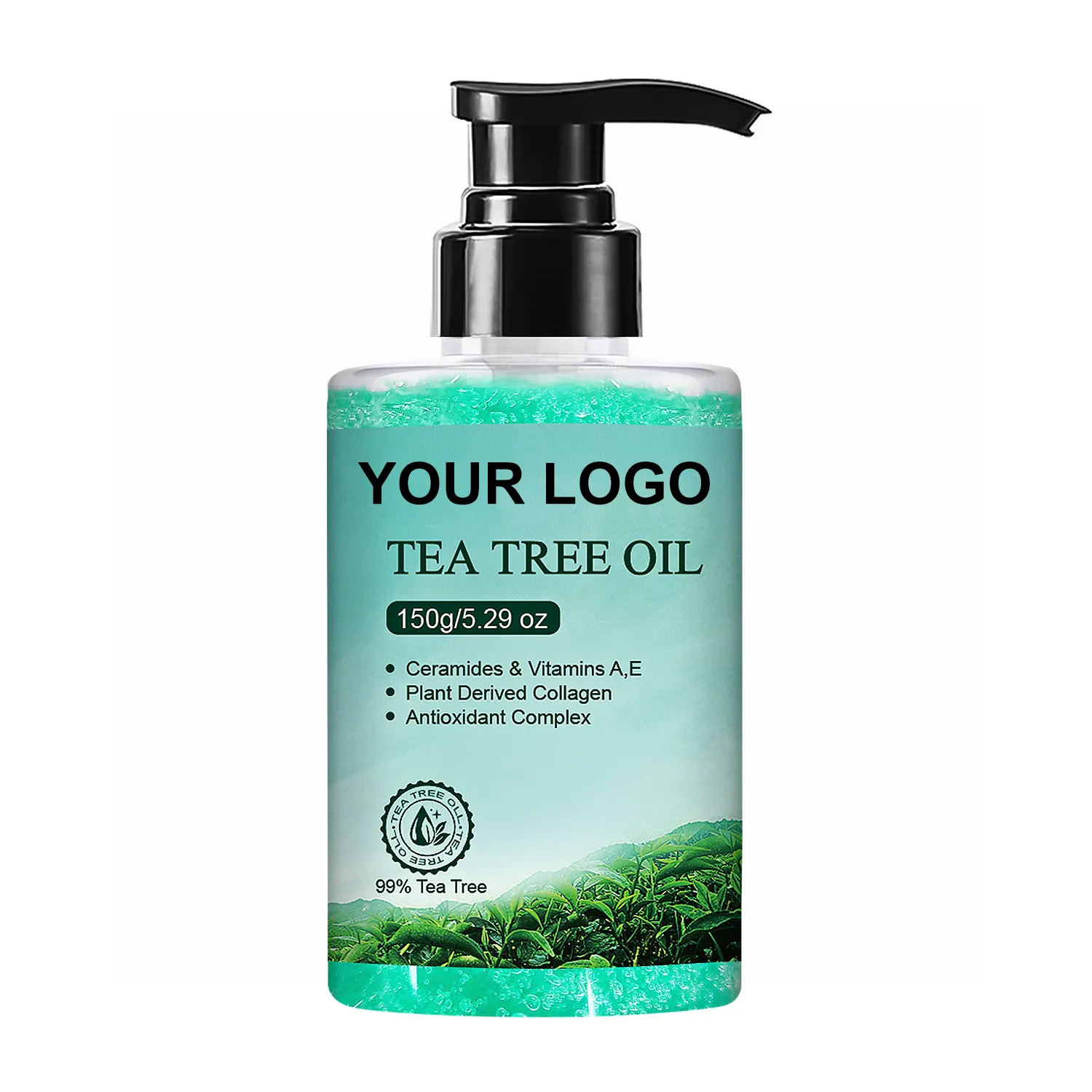 150 ml Kollagen VA VE Aufhellend Reparatur Hydratation Anti-Falten Akne Essenz nicht reizend feuchtigkeitsspendendes Tea Tree-Gesichtsserum Öl