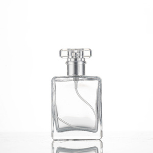 Botella de Perfume Rectangular de Vidrio Negro Mate de Lujo de 50 ml con Pulverizador, Tapa de Cierre a Presión de 15 mm y Gotero - Product Image 3