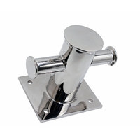 80x80mm acier inoxydable 316 matériel marin nouvelle condition simple croix pont bollard taquet pour bateau amarrage bateau taquet