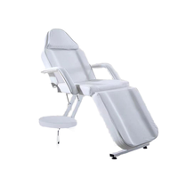 Table de massage et de soin esthétique pliable en métal SM Luxe Moderne pour le visage, les cils, le tatouage, la coiffure, la beauté, la chambre et l'extérieur