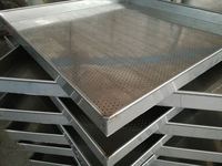 Plateau perforé en acier inoxydable professionnel, plateau en acier inoxydable durable