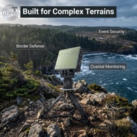 Radar Pengintai Ketinggian Rendah 360 Mekanis Pemindai X-Band 3D Phased Array Anti-Clutter Jangkauan 5km Pelacakan Multi-Target