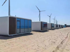 Cabine Apple en acier coloré, maison mobile, séjour en plein air, chambre de célébrité, chambre panoramique en verre, camping, <span class=keywords><strong>villa</strong></span>, chambre intégrée - Product Image 1