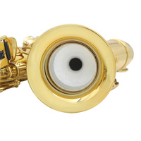 Sourdine de pratique en alliage d'aluminium argenté pour saxophones alto ténor et soprano personnalisable professionnel