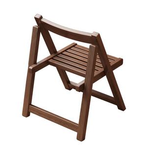 Solid Wood Folding <b>Chair</b> Walnut Color Simple Modern Design For <b>Dining</b> Study Lounge Use - Product Image 5