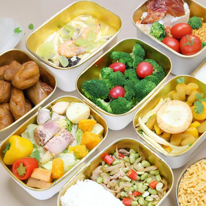 Contenants rectangulaires carrés en papier jetables de qualité alimentaire pour salades et sandwichs, 500-1000 ml - Product Image 6