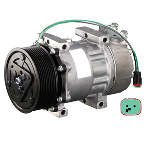 Compresor de Aire Acondicionado 1888032, Compresor de CA 1531196 para Scania Serie P-/G-/<span class=keywords><strong>R</strong></span>-/T-, Nuevo, Compresor de CA de 12V, NRF32705 - Product Image 1