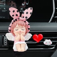 Diffuseur de parfum créatif et mignon Annie pour grille d'aération de voiture, forme personnalisée, décoratif et aromathérapeutique