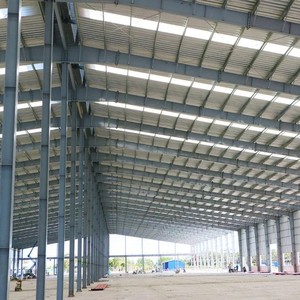 Estructura <span class=keywords><strong>de</strong></span> Acero Galvanizado <span class=keywords><strong>de</strong></span> Alta Resistencia para Almacenamiento Industrial, Resistente al Viento y a Terremotos, Prefabricada - Product Image 1