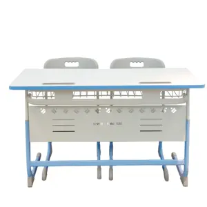 Modern Design Van Hoge Kwaliteit Schoolmeubilair Dubbel Ergonomisch Ontwerp Comfortabel Voor Klaslokaal